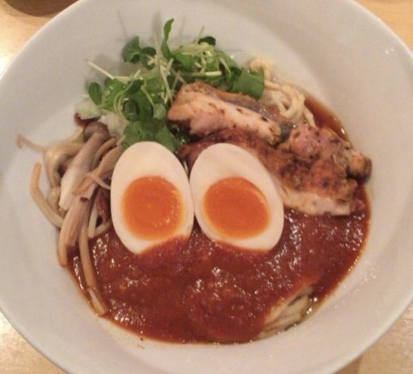 「限定 チポトレトマト和えそば」@饗 くろ㐂の写真