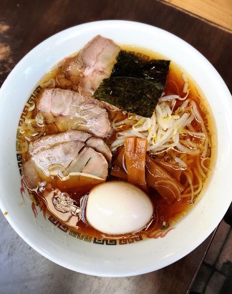 「チャーシューメン(煮玉子)」@めん◯の写真