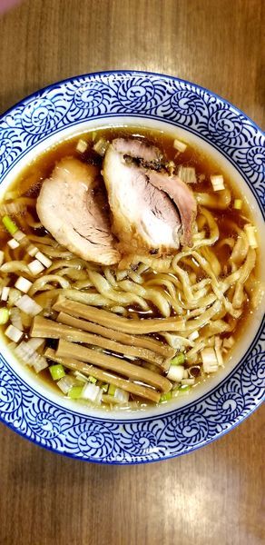 「限定　手打ち中華そば」@煮干しつけ麺 宮元の写真