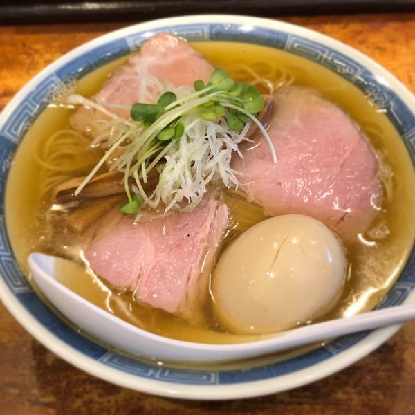 「味玉煮干そば」@中華そば しば田の写真