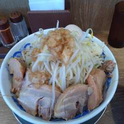 豚玉ラーメン大 全増し+豚2枚