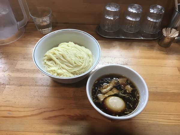 「味玉醤油つけ麺 味玉醤油ラーメン」@麺屋 彩香の写真