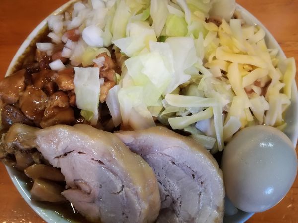 「【限定B】鶏カレーまぜそば（大盛）」@ファットンの写真