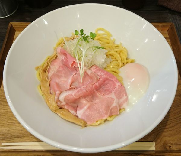 「油そば＋大盛＋温玉」@KAKIMAZE NOODLE Chidoriの写真