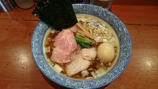 「特製手揉み中華蕎麦(醤油)」@麺処 ほん田の写真