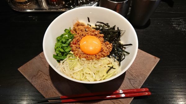 「台湾まぜそば（ミニスープ、追い飯付）　780円」@麺 たいせいの写真