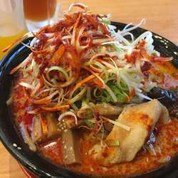 辛ネギ北海道味噌ラーメン、ネギチャー丼