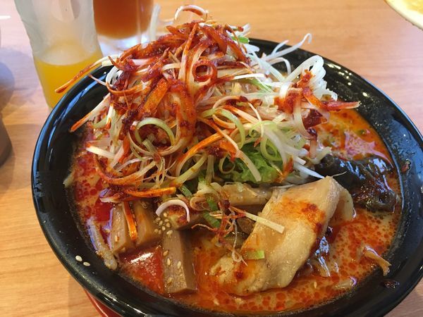 「辛ネギ北海道味噌ラーメン、ネギチャー丼」@北海道味噌ラーメン 味噌のかんべの写真