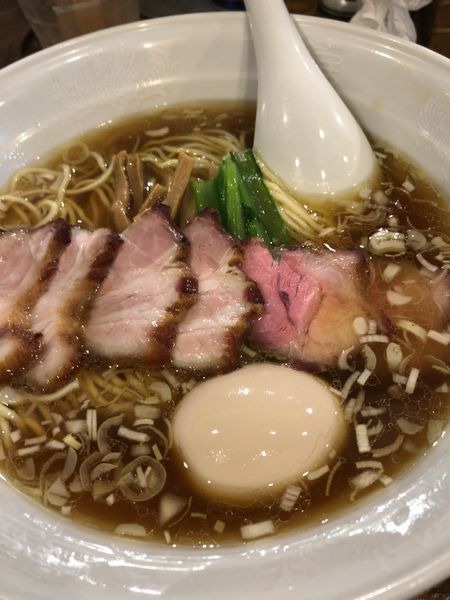 「チャーシューめん ¥1000＋味玉 ¥100」@らーめん穀雨の写真