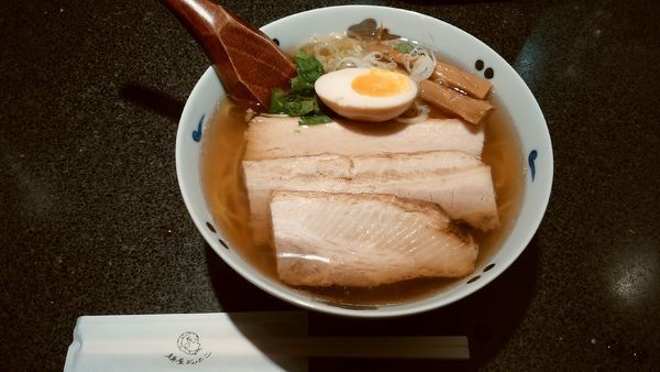 「味玉和風焼豚麺」@麺屋ひょっとこ 銀座店の写真