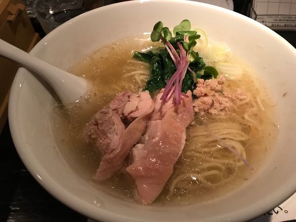 「塩生姜らー麺」@塩生姜らー麺専門店 MANNISHの写真