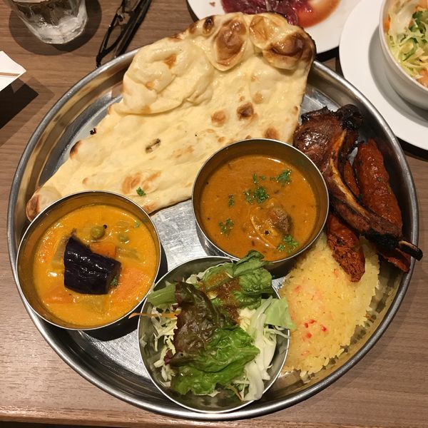 「ひつじやスペシャルセット」@タンドール料理 ひつじやの写真