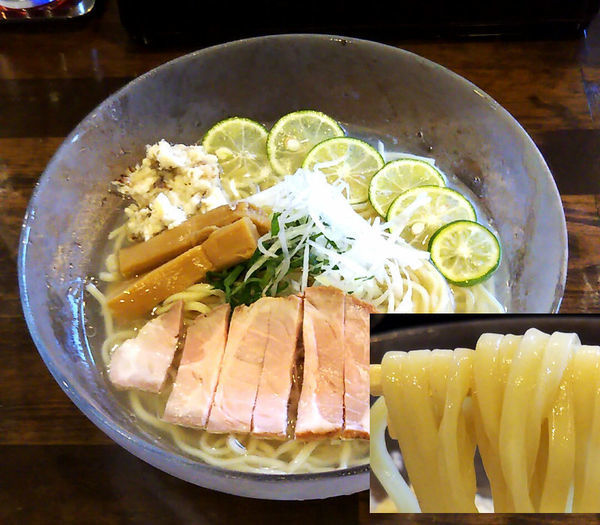 「冷製鯛そば￥８００」@活龍 期間限定麺処 みつきの写真