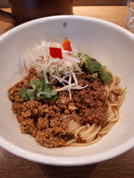 「(限定)キーマカレー混ぜそば850円(小150g)」@中華そば 桃李の写真