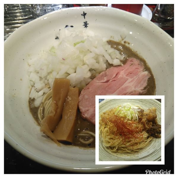 「濃厚煮干しらーめん（ハード）＋たまねぎ＋ハーフ和え玉」@濃厚煮干らーめん 川むらの写真