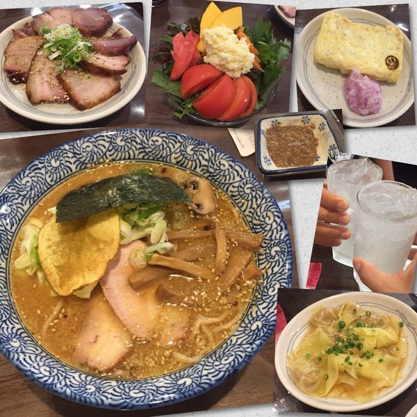 「味噌ラーメン(中太麺)950円」@らーめん森や。の写真