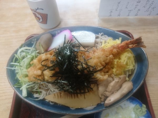 「冷やし七福神そば ９８０円」@おそば 松寿庵の写真