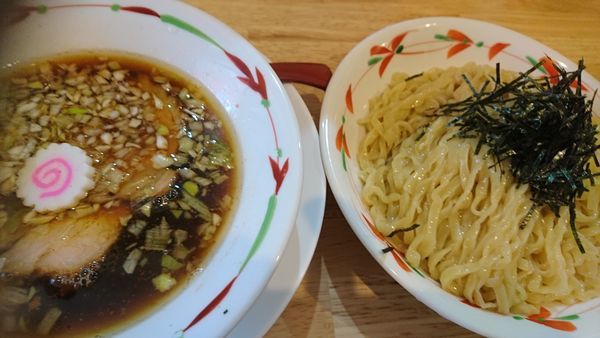 「つけ麺（醬油、太麺）＋餃子」@らーめん天神下 大喜の写真