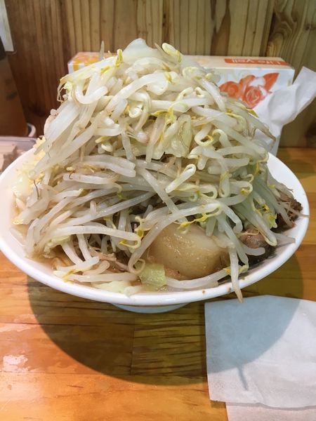 「小ラーメンに野菜多め」@らーめん つの旨の写真