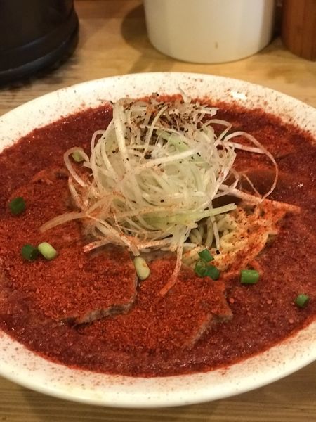 「赤だく 750円」@麺屋 極鶏 一乗寺本店の写真