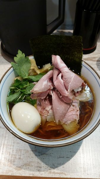 「特性四つ葉そば」@中華そば 四つ葉の写真