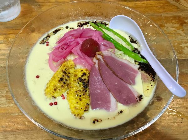 「スィートコーン SEXY DUCK 麺大盛 【限定】1350」@流星軒の写真