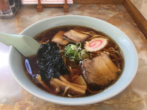 「ラーメン（大盛り）」@みどりや食堂の写真