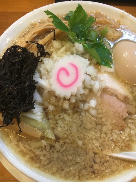 「ワハハ煮干しそば¥750」@中華そば ムタヒロ 大阪福島店の写真