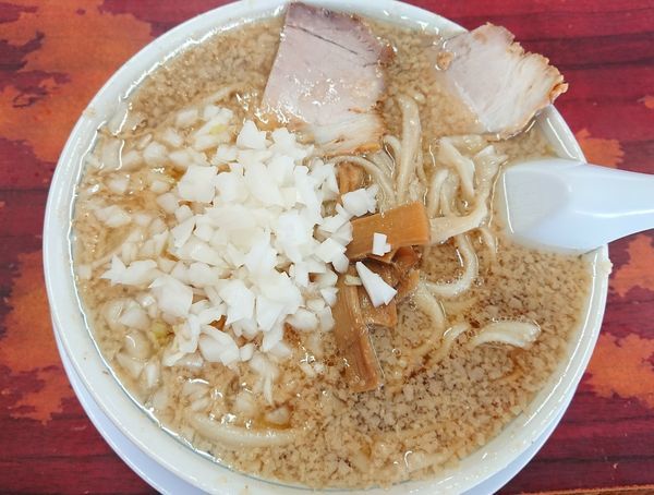 「中華そば＋玉ネギ増」@杭州飯店の写真