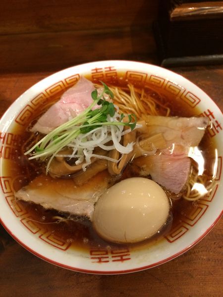 「味玉中華そば880円」@中華そば しば田の写真