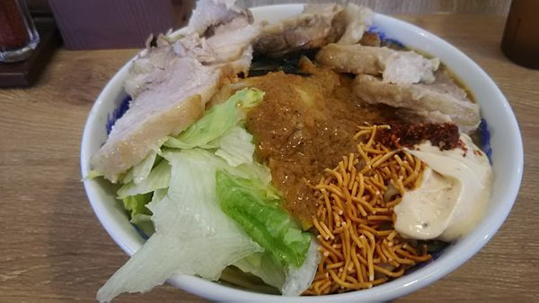 「冷しまぜそば 倍盛り」@ジャンクガレッジ 川越小堤店の写真