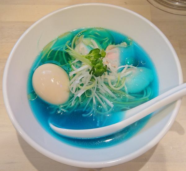 「鶏清湯 青」@濃厚鶏出汁拉麺 吉法師 KIPPOSHIの写真