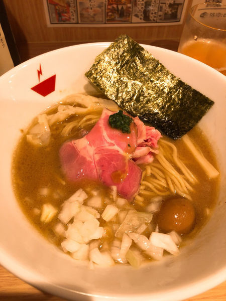 「蟹そば　850円＋ビール」@crab台風。の写真