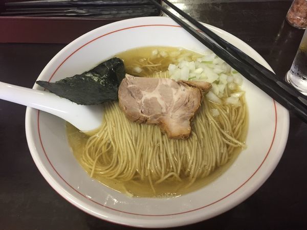 「朝ラーメン600円+大盛100円」@と多゛食堂の写真