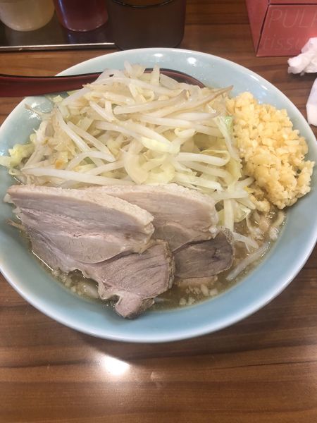 「ラーメン 300g 味濃いめ」@らーめん つけ麺 油そば 郎郎郎 調布店の写真
