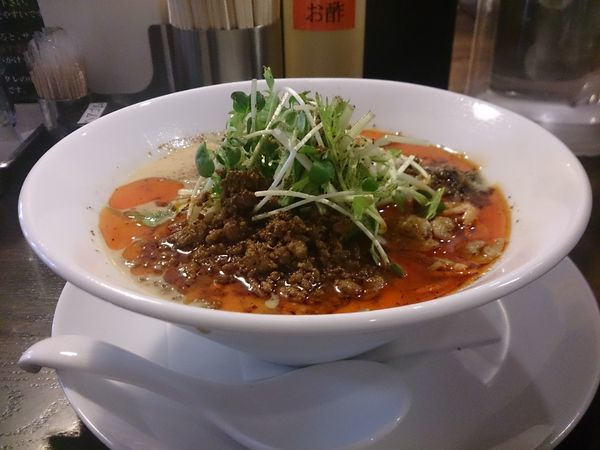 「冷やし担々麺」@四川担担麺 阿吽 湯島店の写真