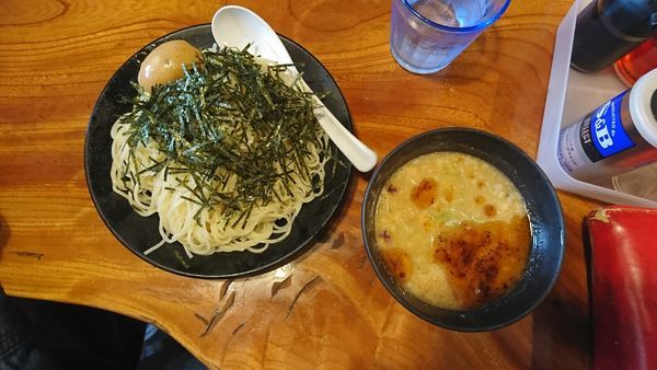 「冷やし味噌つけ麺」@上州地鶏ラーメン 翔鶴の写真