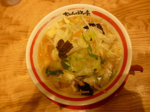 「ちゃんぽん野菜一日」@ちゃんぽん亭総本家 ビエラ大津店の写真