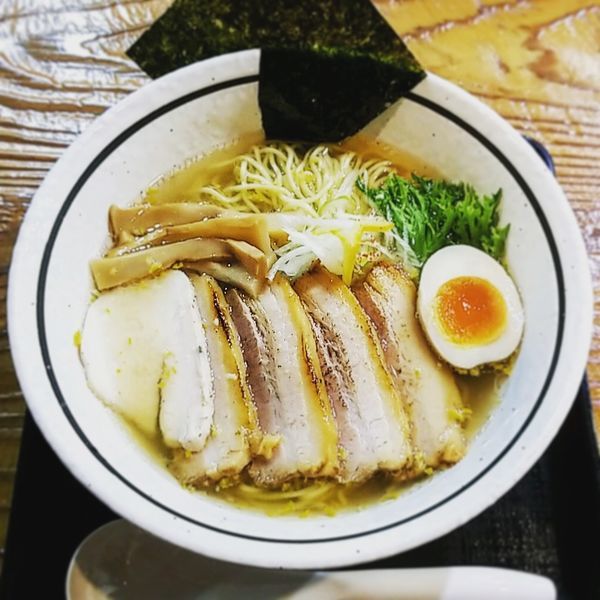 「ゆず塩+チャーシュー3枚」@めんりすとの写真