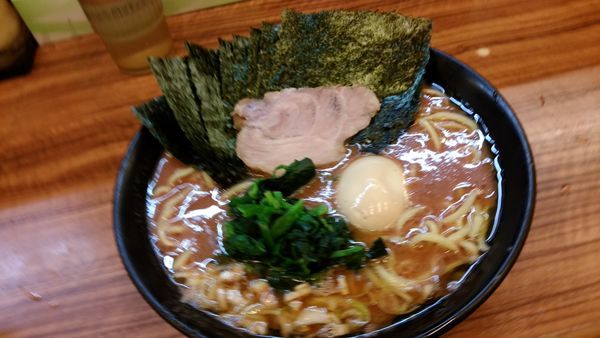 「のり半熟味玉中盛り」@横浜家系らーめん 二代目 武道家の写真