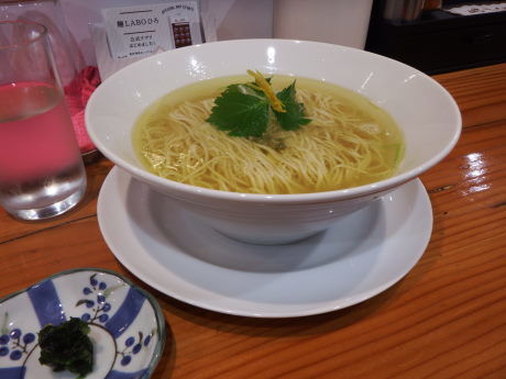 「かけそば（塩）」@麺LABOひろの写真