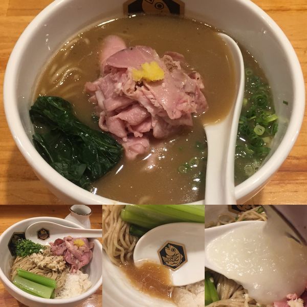 「超濃厚真鯛らーめん850円他」@真鯛らーめん 麺魚の写真