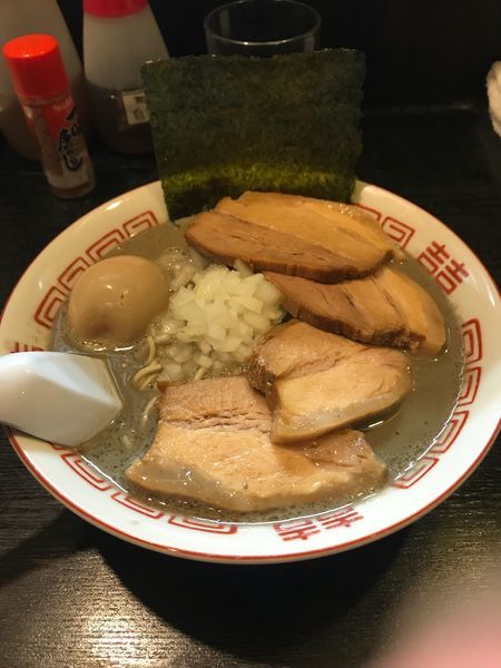 「濃厚中華ソバ 味玉  豚チャーシュー  和え玉」@中華ソバ 伊吹の写真