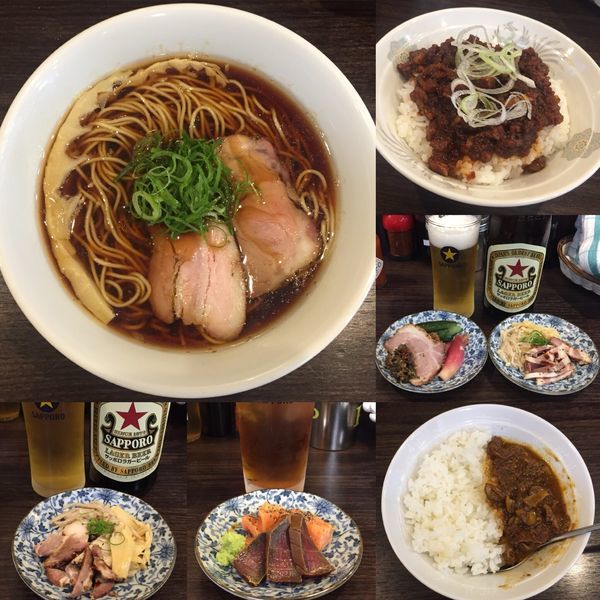 「醤油ラーメン680円他」@かしわぎの写真