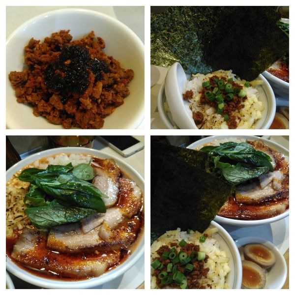「【限定】イタリアン坦々麺大盛り＋チーズご飯」@麺屋 扇 SENの写真