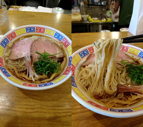 「『醤油ラーメン(冷)大盛(￥750)』を山椒油&茗荷トッピで」@ROOSTERの写真