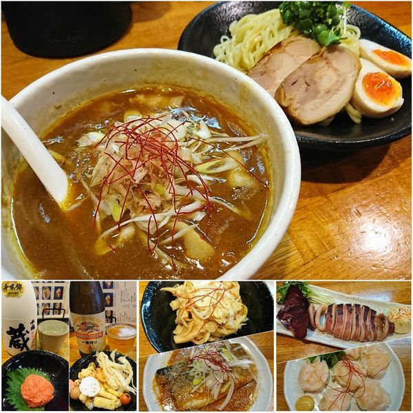 「【4周年限定】和風カレーつけ麺 ￥800」@麺屋 鶏口の写真