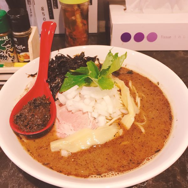 「煮干しそば 極み 鬼ビタビタ ＋和え玉」@中華SOBA にぼ乃詩の写真