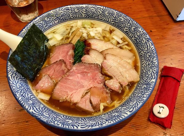 「ちゃーしゅー手揉み中華蕎麦(醤油)」@麺処 ほん田の写真