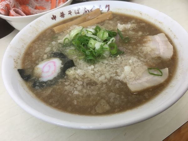 「背脂中華そば」@中華そば ふくもりの写真